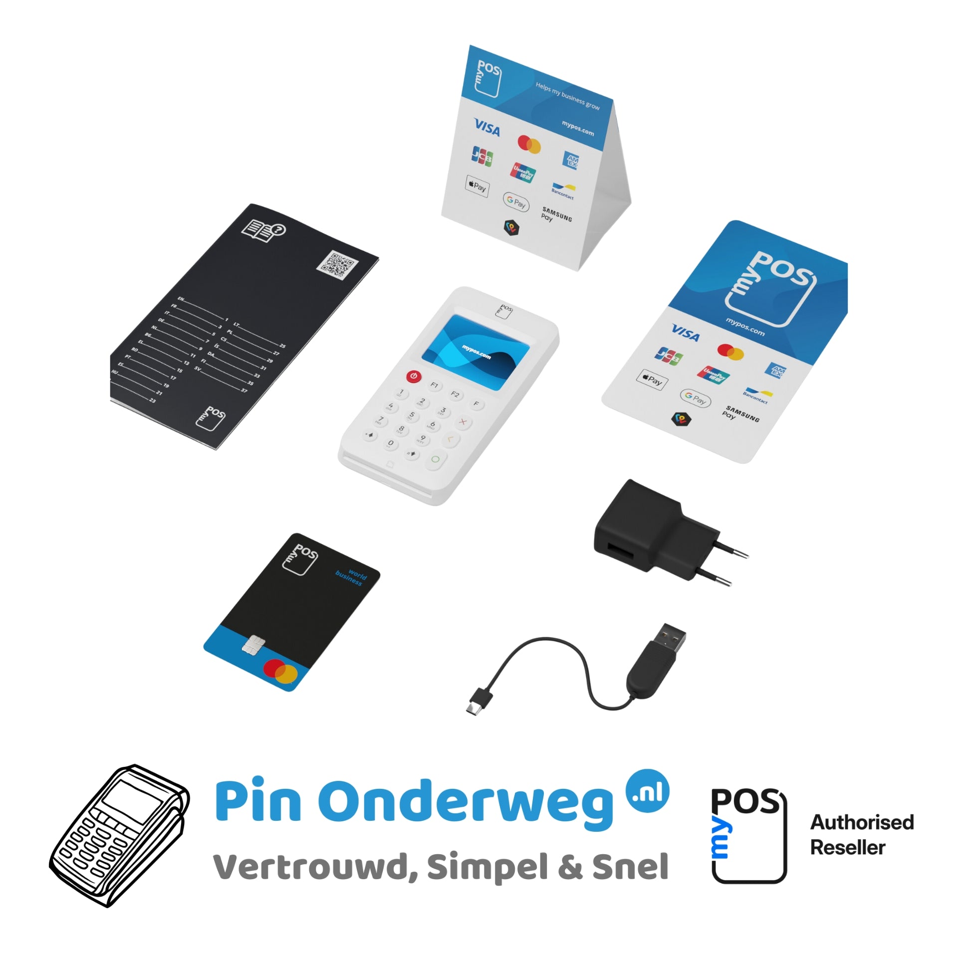 Tweedekans myPOS Go 2 Mobiele Pinautomaat 4G